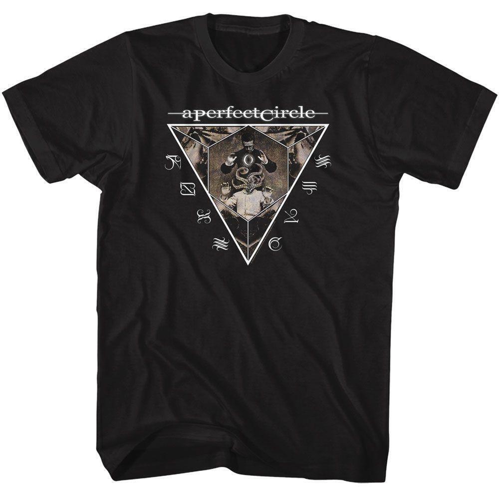 A Perfect Circle Arcane Triangle Black T Shirt